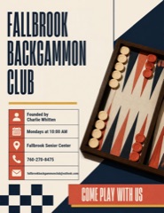 Fallbrook Backgammon Club logo