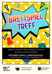 Monatlicher Spieletreff des Offenen Kanals Ludwigshafen logo